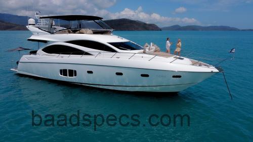 Sunseeker Manhattan 74 tekniske specifikationer og anmeldelser